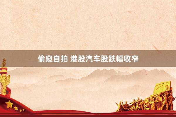 偷窥自拍 港股汽车股跌幅收窄