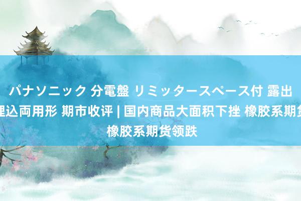 パナソニック 分電盤 リミッタースペース付 露出・半埋込両用形 期市收评 | 国内商品大面积下挫 橡胶系期货领跌