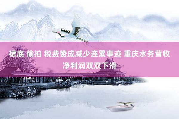 裙底 偷拍 税费赞成减少连累事迹 重庆水务营收净利润双双下滑